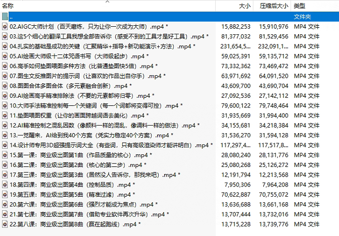 AIGC商业设计精英**班